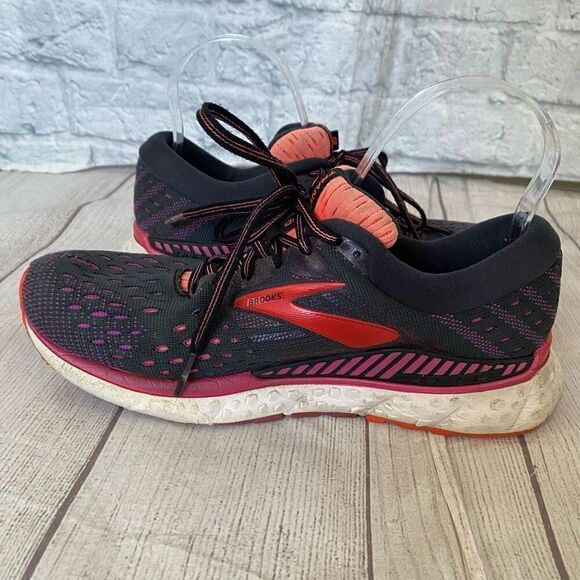 Brooks transcend women 8.5 running shoes with tie laces - Picture 2 of 12